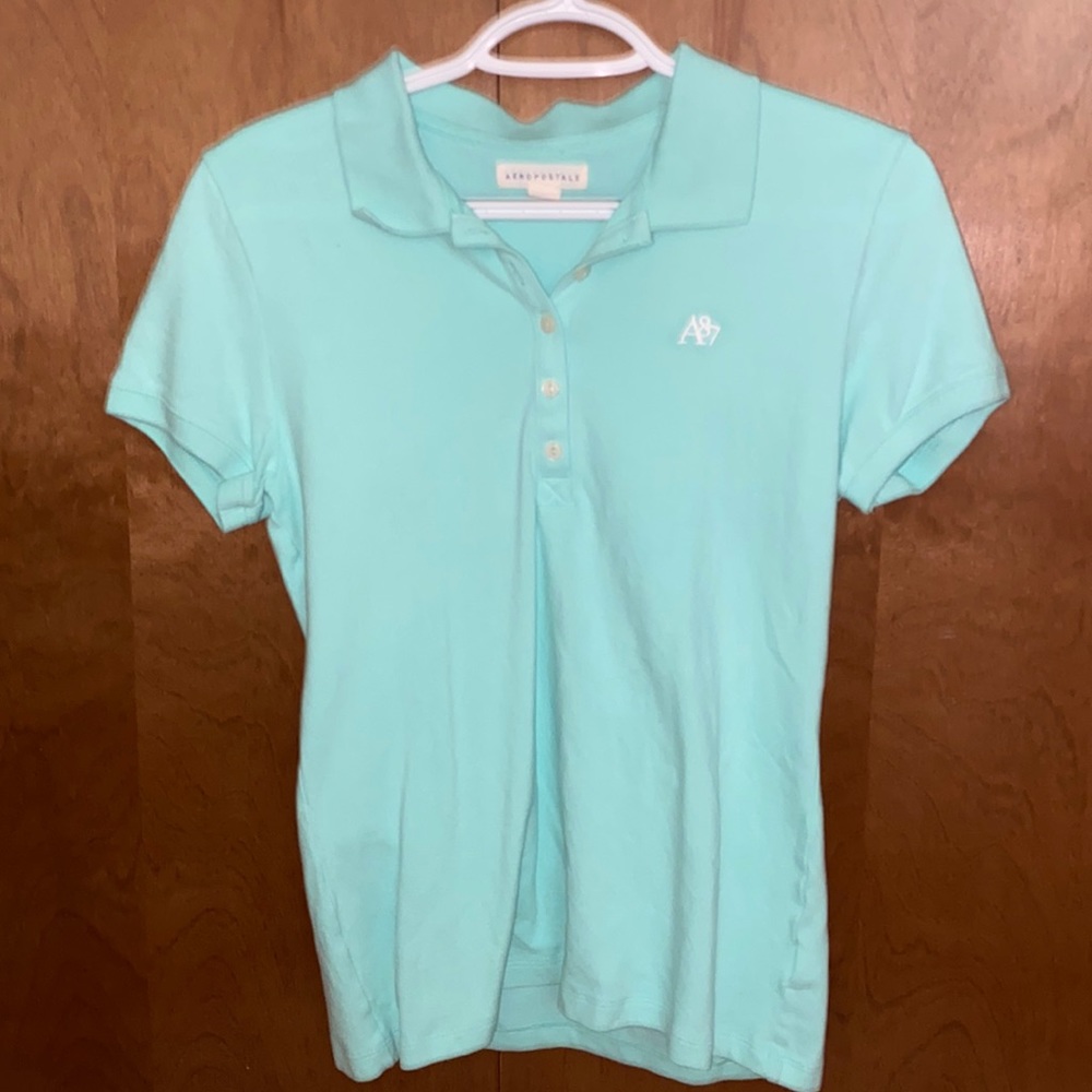 L Aqua Women’s Aeropostale Polo